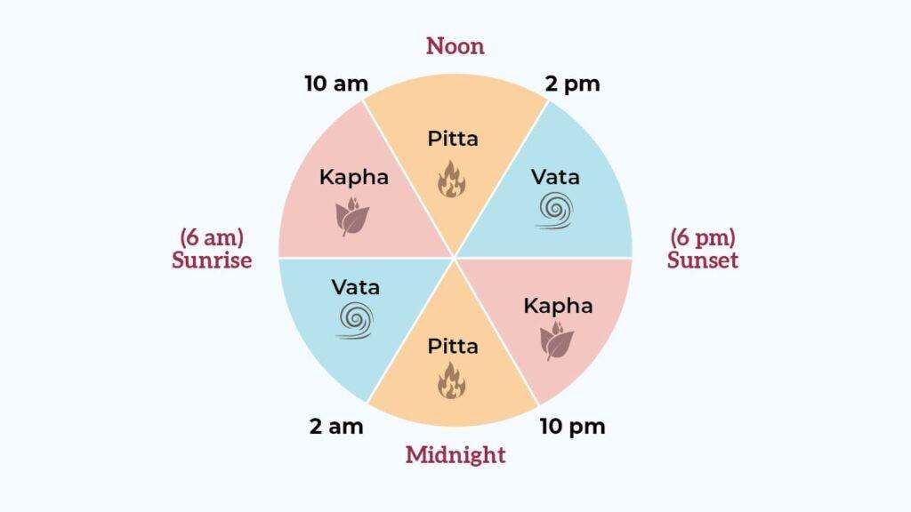 the ayurvedic clock